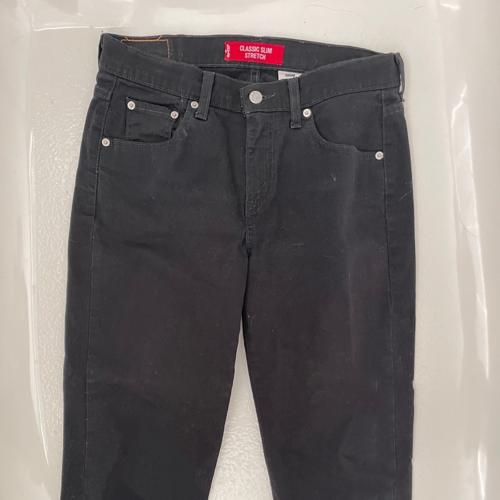 Black Levi’s Classic Slim Stretch Jeans